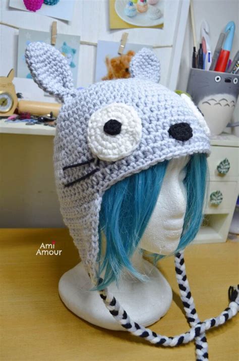 Crochet Totoro Hat - Free Pattern - Studio Ghibli - Ami Amour