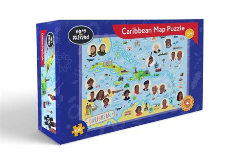 Caribbean Map Jigsaw Puzzle - Black History Studies