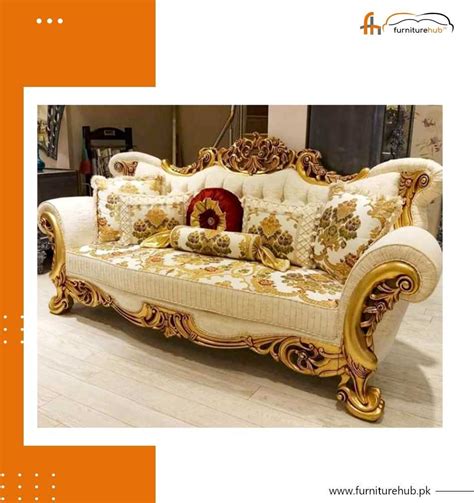 Sofa Set Design For Drawing Room With Sheesham Wood At Furniturehub