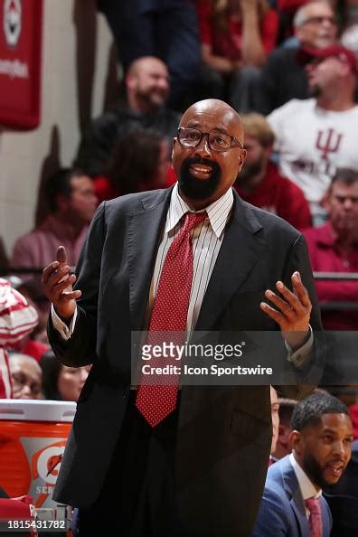 Indiana Hoosiers coach Mike Woodson coaches on the sidelines against ...