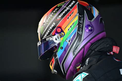 Lewis Hamilton will keep wearing his LGBT+ Pride flag helmet in Saudi ...