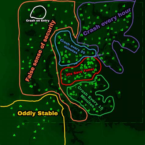 More accurate fallout 4 performance map. Inspired by u/JibbyJab123's post. : r/fo4