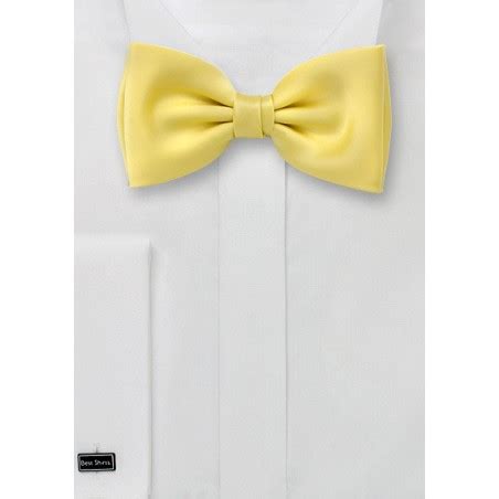 Mens Bow Tie in Light Yellow | Bows-N-Ties.com