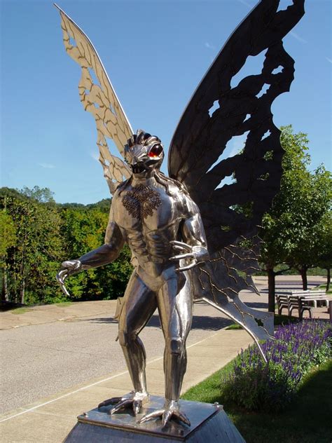 The Mothman statue in Point Pleasant, Virginia. | Mothman, Roadside, The incredibles