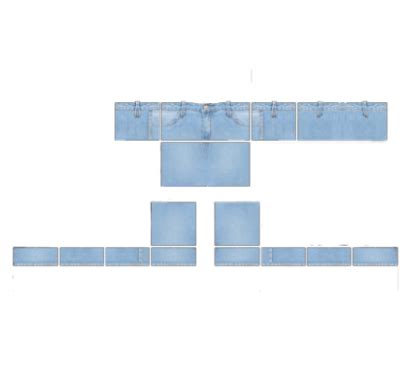 Jean Shorts | Roblox shirt, Easy pixel art, Clothing templates