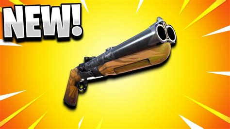 the NEW "DOUBLE BARREL SHOTGUN" in Fortnite.. - YouTube