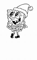 Spongebob Christmas Coloring Pages Free Printable sketch template