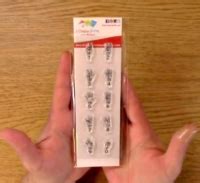 Sign Language Stamps - Clear Stamps and Crafting Products