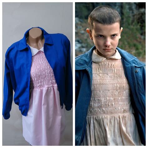 Stranger things Eleven dress Eleven jacket Smocked dresses | Etsy