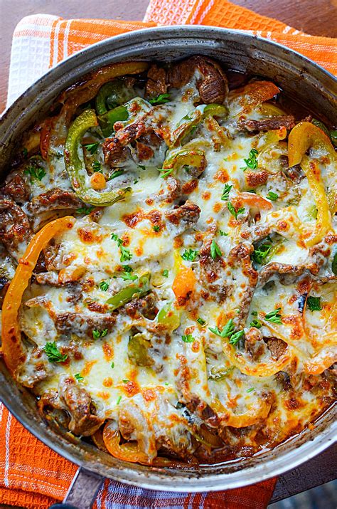 Low Carb Philly Cheesesteak Skillet - My Incredible Recipes