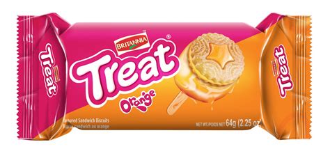 BRITANNIA ORANGE CREAM TREAT BISCUIT | Walmart Canada