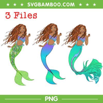 The Little Mermaid African PNG