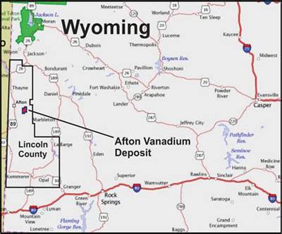 Afton Vanadium Project, Wyoming USA |Forum Energy Metals Corp.