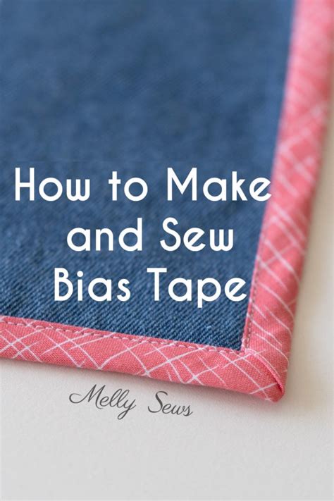 How to Make and Sew Bias Tape - Melly Sews