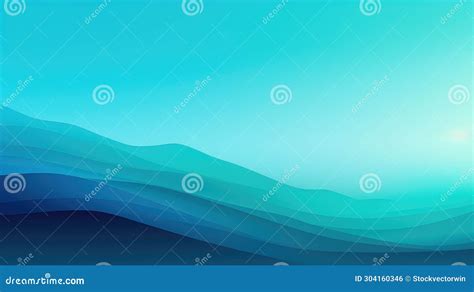 Color Turquoise Gradient Background Stock Illustration - Illustration of smooth, design: 304160346