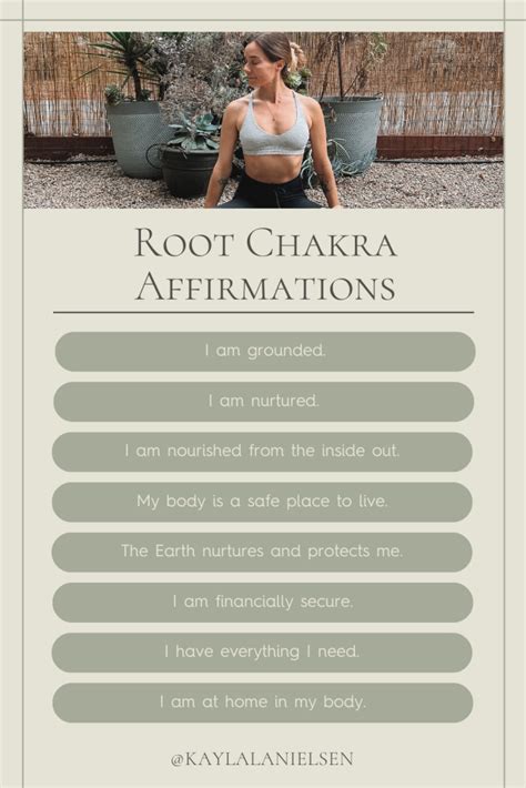 50 Root Chakra Affirmations - Kaylala