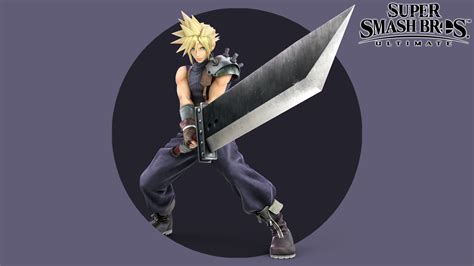 Cloud Strife Final Fantasy Vii Super Smash Bros Ultimate Wallpaper ...