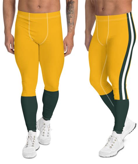 Men's Sports Green Bay Packers Leggings - Sporty Chimp legging, workout ...