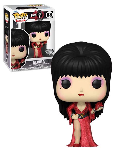 Funko POP! Icons Elvira 40 Years #68 Elvira (Diamond Collection) - New ...