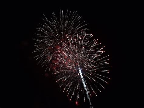 Australia day fireworks stock image. Image of midnight - 243484935