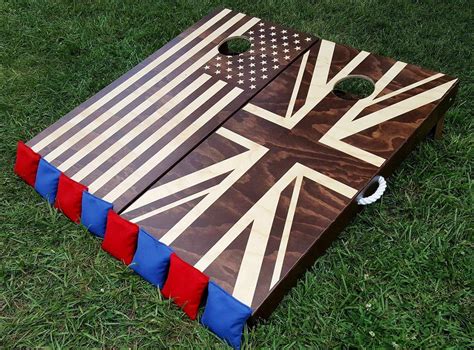 CUSTOM Cornhole boards almost any flag UNITED KINGDOM