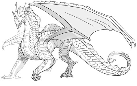 Wings Of Fire Skywings Dragon Coloring Page Download - vrogue.co