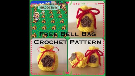 Bell Bag Crochet Tutorial ~ Animal Crossing Inspired - YouTube