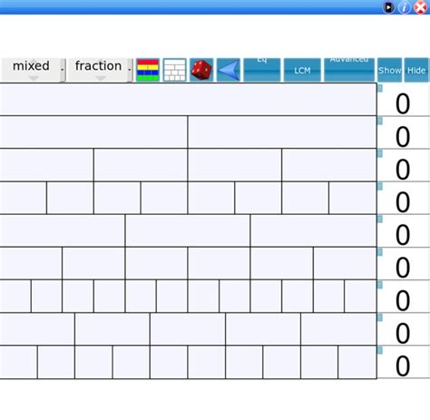 Interactive Fraction Wall explore Fractions Percentages and Decimals | Pearltrees