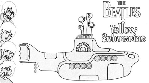 beatles yellow submarine coloring pages - Clip Art Library