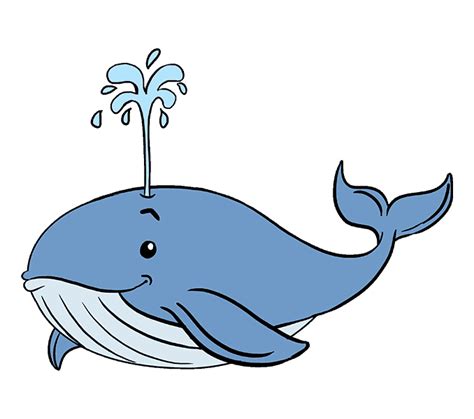 How to Draw a Whale | Whale drawing, Whale painting, Elephant coloring page