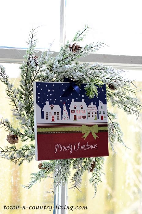 DIY Christmas Canvas Prints with Free Printables - Town & Country Living