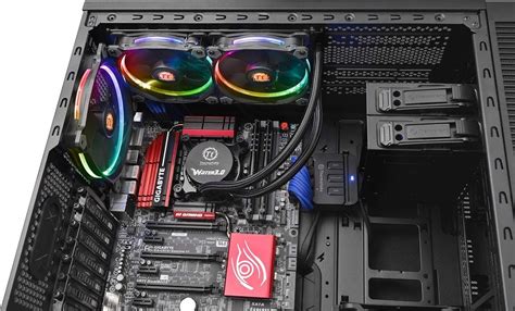 Thermaltake Water 3.0 Riing RGB 240 AIO Static Pressure Fans Sync ...