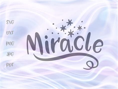 Miracle Graphic by Digitals by Hanna · Creative Fabrica