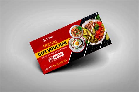 Food-Restaurant Gift Voucher Template #Restaurant, #Food, #Gift, # ...