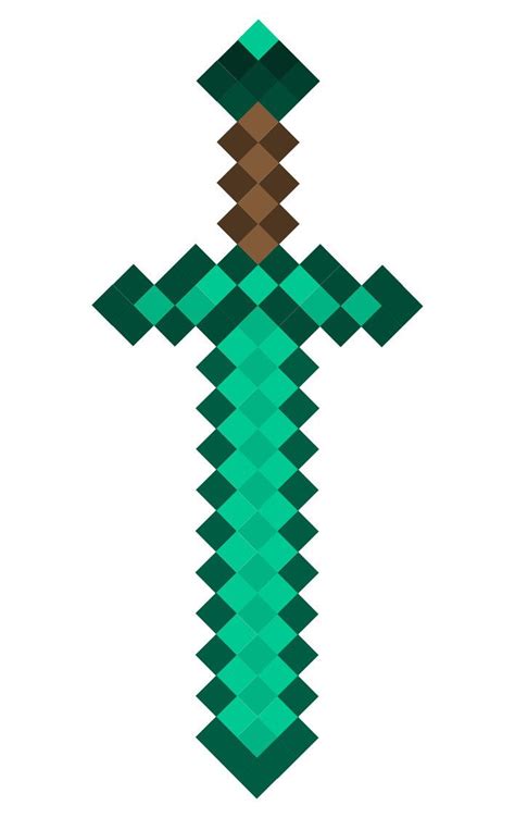 Minecraft Diamond Sword by kingyousy on deviantART | Minecraft sword, Minecraft diamond sword ...