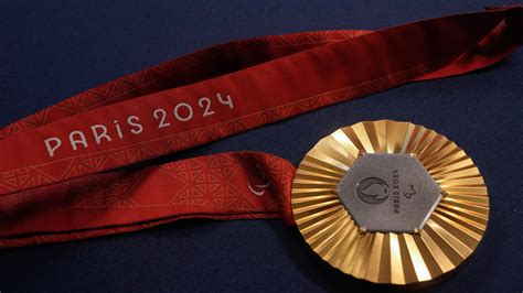 The Paris Olympics medals are made with pieces of the Eiffel Tower ...