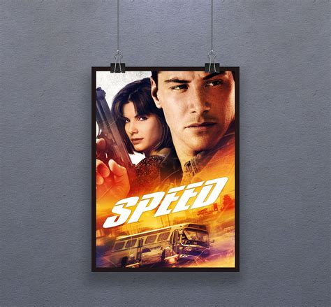 Speed 1994 Poster American Action Thriller Film Wall Decor - Etsy Canada