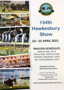 Hawkesbury Show 2021 – Entry Forms Schedule | Macquarie Towns Arts Society