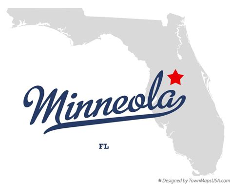 Map of Minneola, FL, Florida