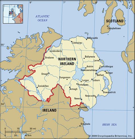 Map Ireland Northern Ireland - Best Map of Middle Earth