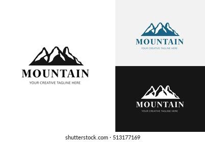 Mountain Logo Template Stock Vector (Royalty Free) 512473558