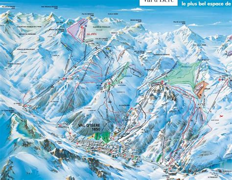 Val d'Isère Piste Map | J2Ski