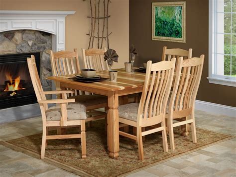 Sanibel Amish Hickory Dining Table - Countryside Amish Furniture