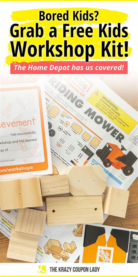 Home Depot Kids Workshop Kits: How to Get It — | Kids workshop, Home ...