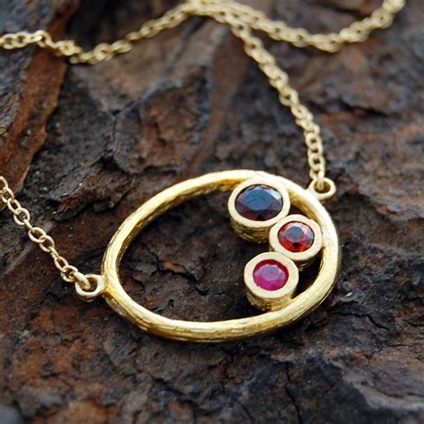 Garnet Necklace Ruby Necklace Boho Jewelry Pendant - Etsy | Gold ...