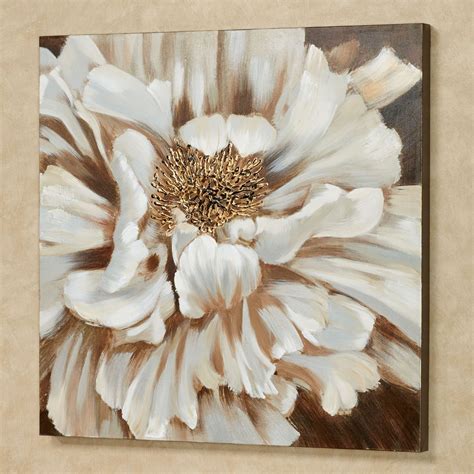 Blooming Beauty Handpainted Floral Canvas Art