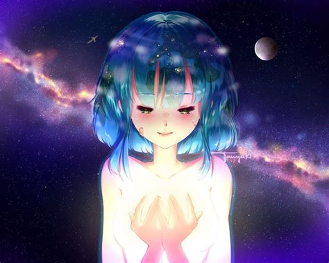 Earth-Chan [+ Speedpaint] by https://www.deviantart.com/tanyaki on @DeviantArt | Earth-chan ...