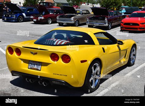 Yellow corvette hi-res stock photography and images - Alamy