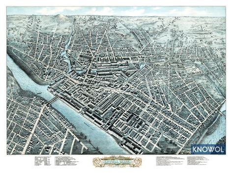 Lowell Mills Map