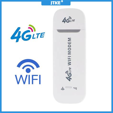 JTKE 4G LTE Wireless USB Dongle Mobile Broadband 150Mbps Modem SIM Card ...